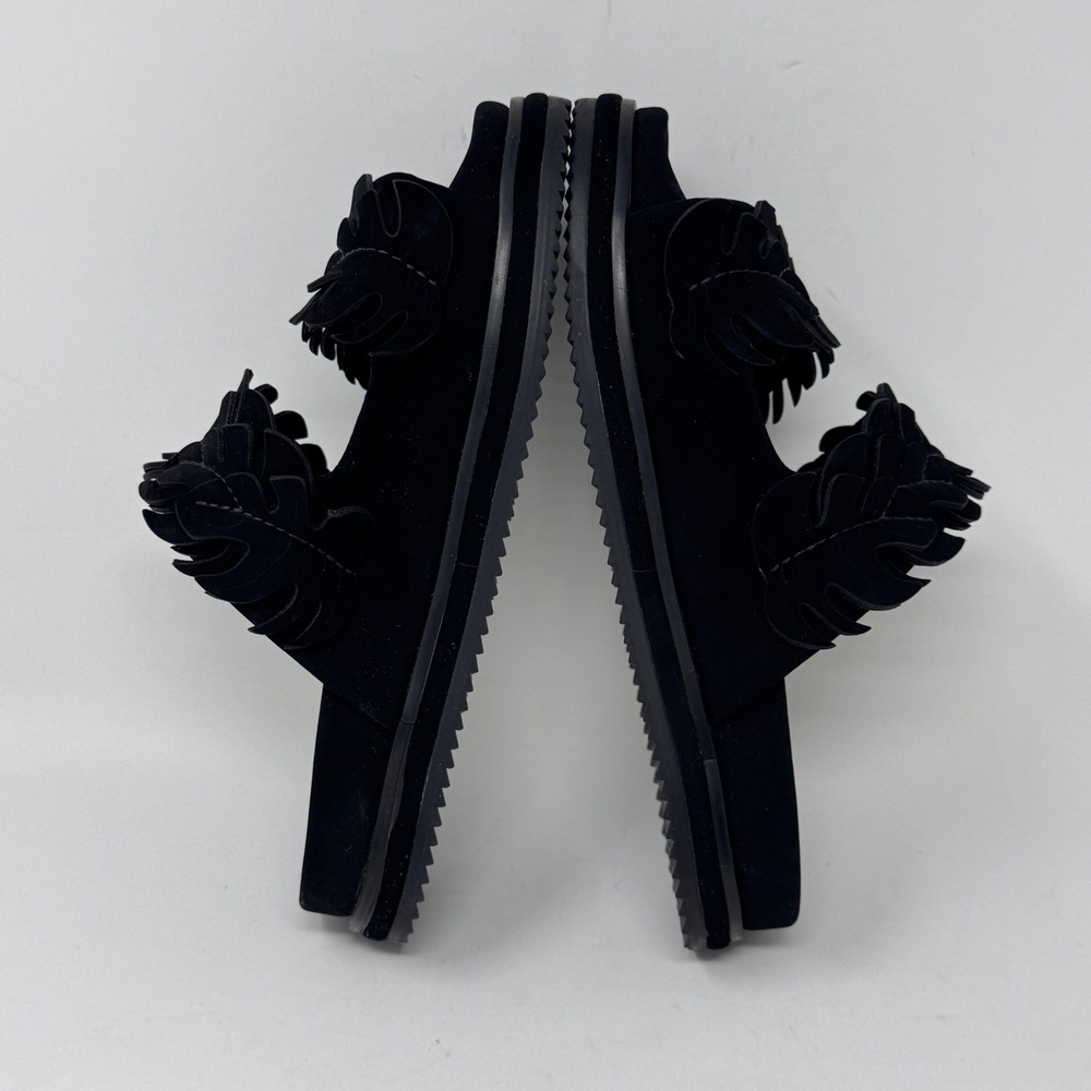 Black Farm Rio Mini Monstera Anatomical Slide Sandals US 7 - Picture 8 of 11